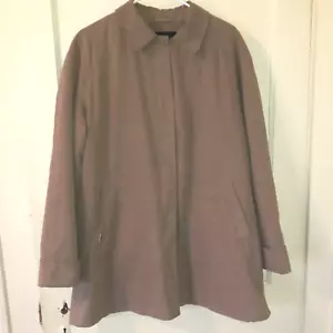 London Fog Faux Suede Barn/Chore Coat-Large-Removable Liner-Pockets-Heavyweight - Picture 1 of 10