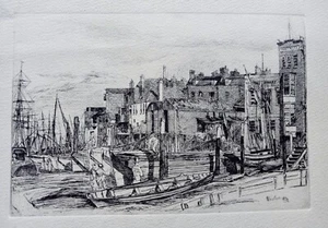 James Abbott McNeill Whistler ""Thames Police"" 1859 - Bild 1 von 2