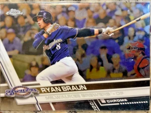 2017 Topps Chrome - Ryan Braun #26 - Picture 1 of 2