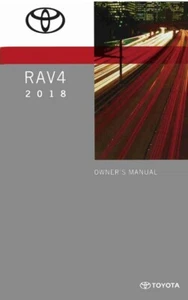 2018 Toyota Rav4 Owners Manual User Guide Reference Operator Book Fuses Fluids - Picture 1 of 1