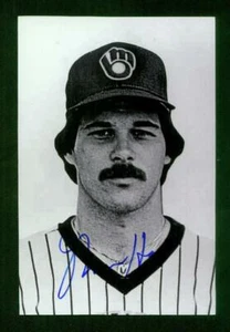 #0549, 4" x 6" Photo Card, Signed-Autographed, Moose Haas, Milwaukee Brewers - Picture 1 of 2