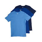 Polo Ralph Lauren Mens 3-Pk. 4D Flex Lux Crewneck Undershirt Tee T-Shirt (Small)