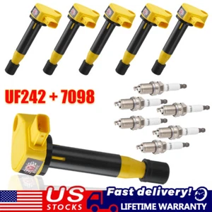 UF242 Ignition Coil and Iridium Spark Plug For Honda Accord Odyssey Acura CL TL - Picture 1 of 12