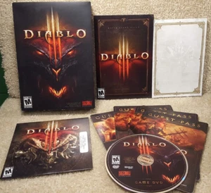 Diablo III 3 Blizzard para PC o Mac Caja Instrucciones Bloc de notas Disco de juego - Imagen 1 de 12