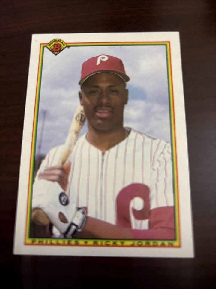1990 Bowman Ricky Jordan #156 Philadelphia Phillies - Image 1 of 1