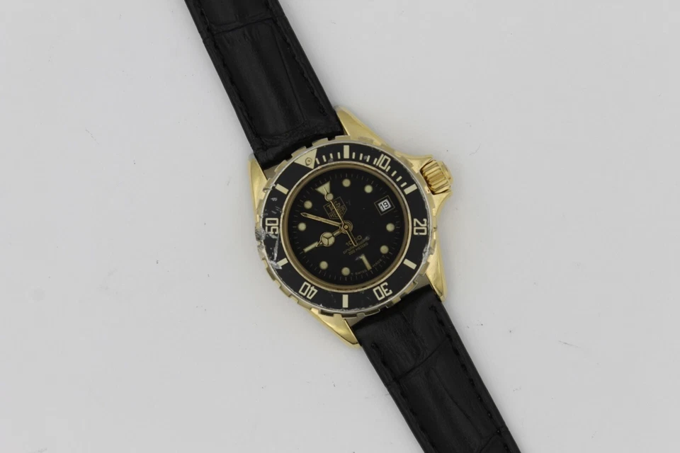 Tag Heuer 980.017 Womens 1000 Watch Black Leather Gold The Wolf of Wall Street - Image 1 of 4