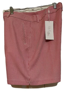Lady Hagen Essentials Golf Shorts Size 12 Pink Crush Pinstripe Light Wt NWT $50 - Picture 1 of 8