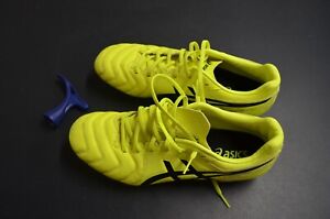 ASICS DS Light Soft Ground WIDE 8.5 US Soccer Football Cleats 1101A020 Neon