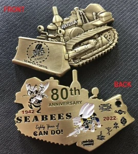 Seabee 80th Anniversary Coin - Picture 1 of 1