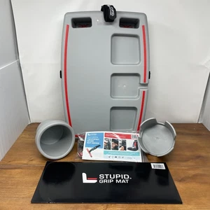 STUPID Car Tray Bundle Car Organizer Includes Removeable Cup Mug Holder Mat - Picture 1 of 16