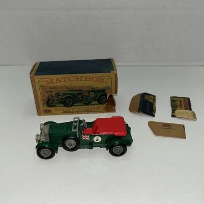 Matchbox-Lesney 1929 4.5 Litre Bentley Models of Yesteryear No Y-5 BAD BOX - Image 1 of 4