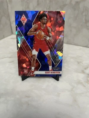 2023-24 Panini Phoenix #298 Scoot Henderson Phoenix Blue Ice - Image 1 of 2