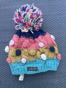 Matilda jane fall fever Pom Pom Girls Winter hat Size Large - Picture 1 of 3