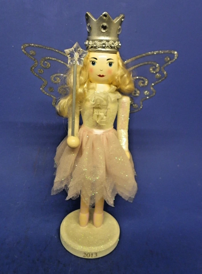 Vestido Blanco Hada Princesa con Alas Cascanueces 13" Brillante Rosa/Plateado 2013 Foto 1 de 4