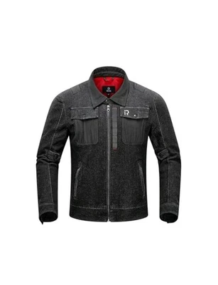 Chaqueta vaquera de motocicleta, armadura CE, ventilación de malla, comodidad para todas las estaciones Foto 1 de 4