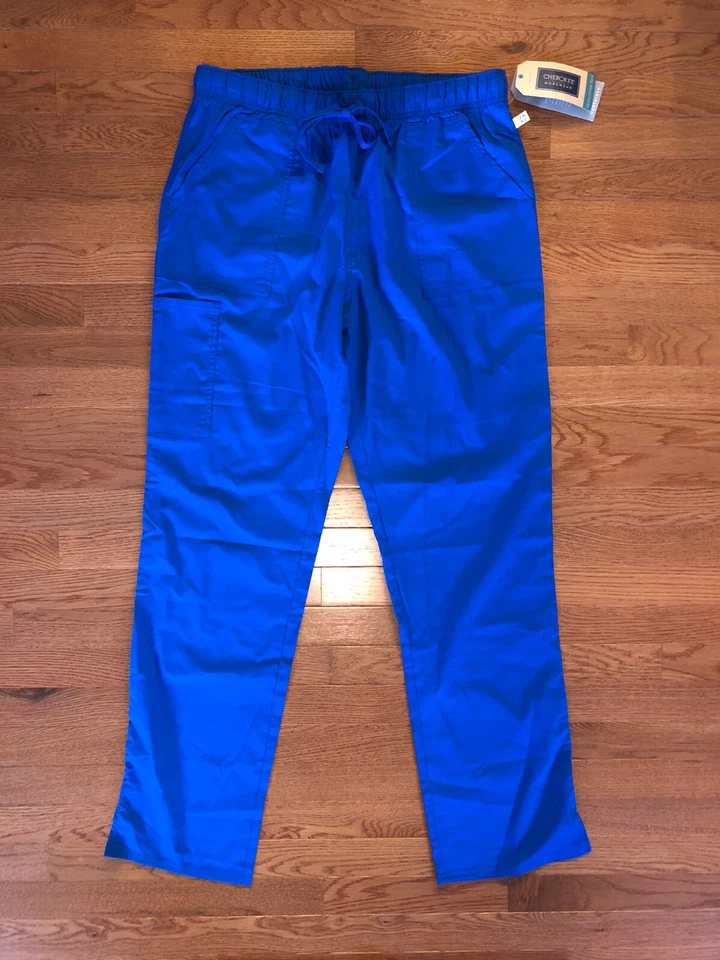 Ropa de trabajo unisex Cherokee Revolution Tech talla grande alta nueva con etiquetas azul real 138 Foto 1 de 4