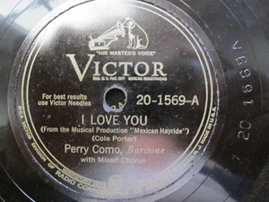 Im Gonna Love That Gal If I Loved You Perry Como Victor Record 78 rpm Singing - Picture 1 of 2