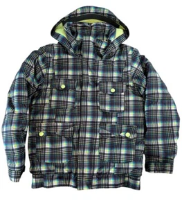 BURTON DRY RIDE COAT GIRLS SIZE S 7/8 FULLY INSULATED HOODED SNOWBOARDING SKI - Picture 1 of 8