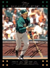 2007 Topps Red Back #53 Mike Piazza Oakland Athletics