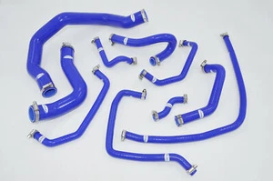 Silicone Coolant/Breather Hoses fit Mazda Mx5 1.6 MK2 NB Radiator '98-'05 Blue - Picture 1 of 6