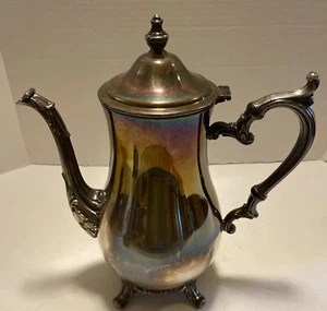 Antique Teapot Plated Silver WM Rogers Silver Plated 800 Tea ' Tea Pot - Picture 1 of 7