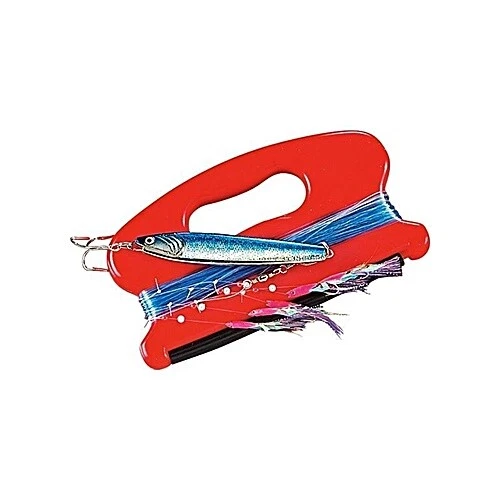 Fladen Kurbel mit Schnur 0.60mm. 200g Pilker und Paternoster - Bild 1 von 1