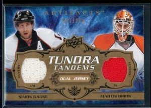2008-09 Artefactos Tundra Tándems #TTPF Simon Gagne/Martin Biron 067/100 - Imagen 1 de 2