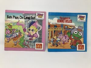 McDonald's Muppet Babies 2 livres bébé cochon Gimme Gulch Kermit coupons de poche