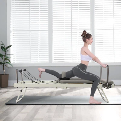 Máquina Reformadora de Pilates Plegable, Equipo Multifuncional de Yoga Fitness Foto 1 de 4