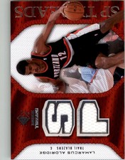 2007-08 SP Rookie Threads SP Threads #SPLA LaMarcus Aldridge Jersey