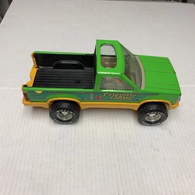 Vintage Nylint Friendly Farms Ford Flatbed Truck Pressed Steel - Image 1 of 4
