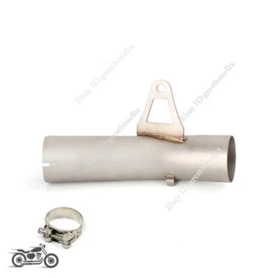 Tubo de escape medio de acero inoxidable 61 mm para BMW S1000RR 2015 2016 Foto 1 de 4