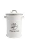 T&G Pride of Place Sugar Storage Jar Canister In White #18076
