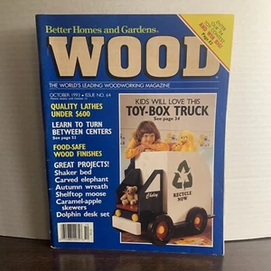 Wood Magazine October 1993 Kids Will Love This Toy Box Truck + Lathes Under $600 - Picture 1 of 4