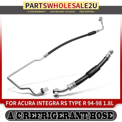 2pcs New A/C Suction & Discharge Line Assembly for Acura Integra 1994-1998 1.8L - Image 1 of 4