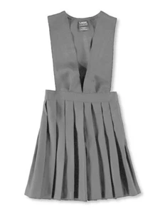 French Toast Big Girls' "Stacy" V-Neck Wide Strap Jumper (Sizes 7 - 20) - Picture 1 of 12