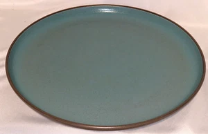 Large Vintage Turquoise Heath Ceramics 15" Serving Platter Charger Nutmeg Brown - Picture 1 of 3
