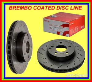 2 x Brembo Sport Bremsscheiben Gelocht VA MERCEDES-BENZ C-KLASSE CLK SLK - Bild 1 von 1