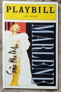 1999 Playbill "MARLENE" SIAN PHILLIPS SIGNED COPY - Picture 1 of 3