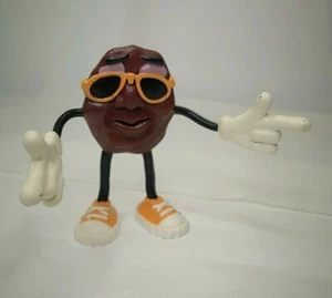 California Raisin 5 1/2" Bendable Posable 1987 Vintage Plastic Figure sunglasses - Bild 1 von 7