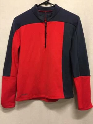 Giordana Cycling Quarter 1/4 Zip Jersey Pullover Sweater Red Gray Womens Medium - Image 1 of 4