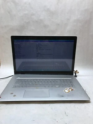 HP 17-ae165nr 17" Laptop i7-8550U 1.8GHz 8GB RAM NO HDD/OS Bad KB For Parts - DW - Image 1 of 4