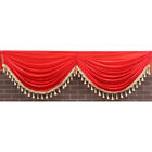 2M Party Wedding Valance Drape Panel Backdrop Curtain Swag Stage Ice Silk Fabric