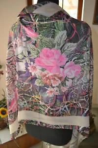 EXOTIC Colourful hand Print pashmina ~ FAMOUS DESIGNER shawl Stole Cashmere - Picture 1 of 7