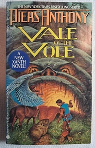 Piers Anthony Vale of the Vole Xanth #10 Sci-fi humor Fantasy pb 1st print 1987 - Picture 1 of 3