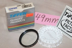 NEW TIFFEN 49mm UV15 HAZE FILTER, 49mm Ultra Violet Haze UV-15, f/Photo Floods - Picture 1 of 14