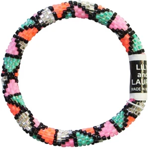 LILY and LAURA "Vacay Bikini" Hand Crochet Beaded Bracelet Extended Size 8" - Picture 1 of 3