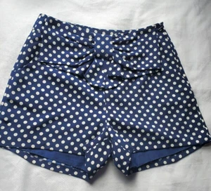 Disney Collection By Lauren Conrad Blue Polka Dot Minnie Mouse Shorts Medium - Picture 1 of 6