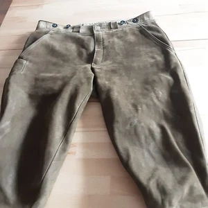 Herren- Kniebund- LEDERHOSE / Trachtenhose Frankonia Jagd in braun Gr. 48 - Bild 1 von 13