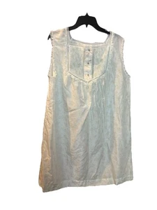 VINTAGE Barbizon Nightgown Floral Lace Embroidered Romantic Cottagecore L - Picture 1 of 9